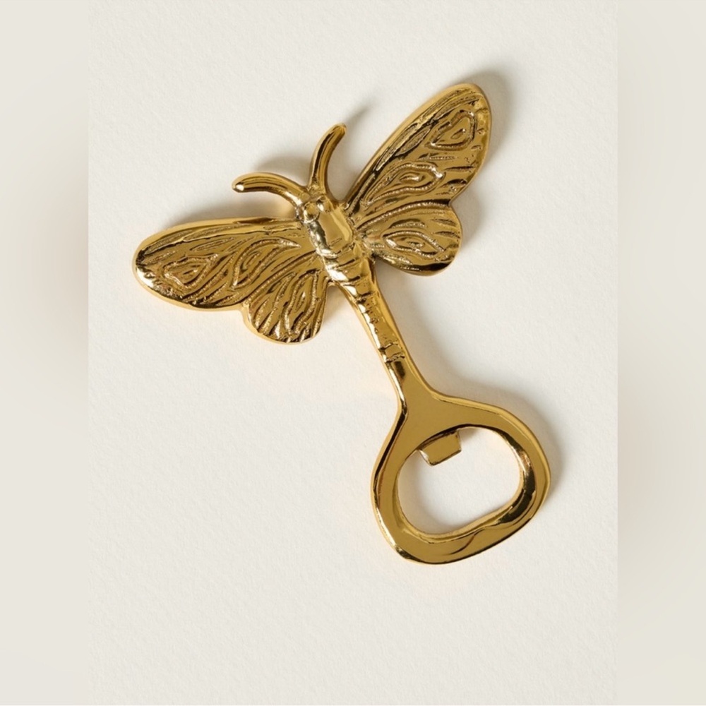Anthropologie Catherine Martin midnight creatures brass bottle opener